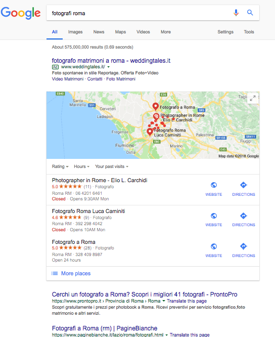 trovare clienti su google